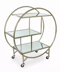 Silver/Champagne Drinks Trolley